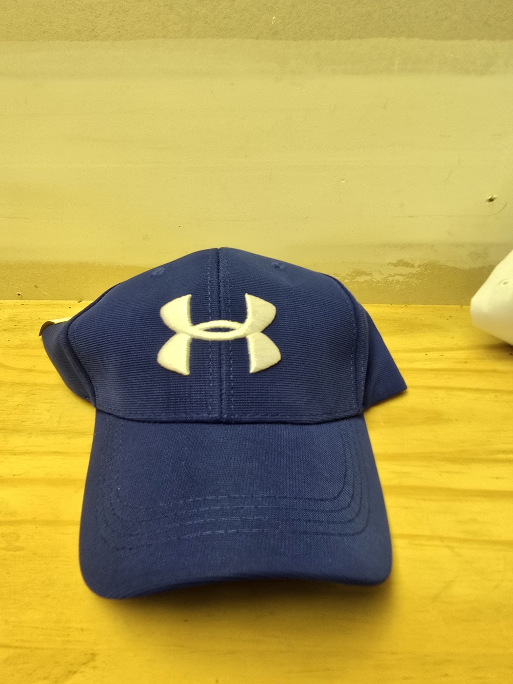 Under Armour Men's Blue Baseball Cap with White Logo